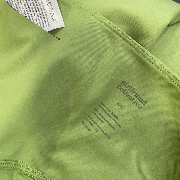 Girlfriend Collective Green High Rose Compressive Leggings - Picture 9 of 9